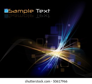 eps10 glowing background