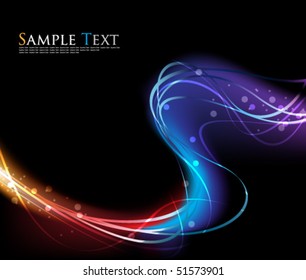 eps10 glowing background