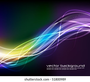 eps10 glowing background