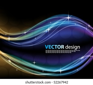 eps10 glowing background