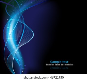Eps10 Glowing blue background