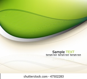 Diseño de fondo verde Eps10