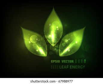 EPS10 green leaf energy design