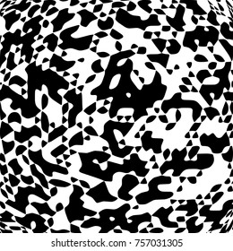 EPS10. Grunge background black and white vector. Abstract monochrome Comic pattern