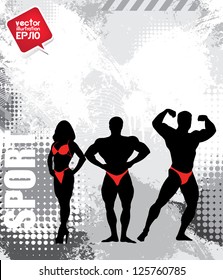 Ilustración vectorial Eps10 Gym