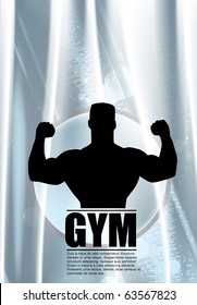 Eps10 Gym ilustração vetor