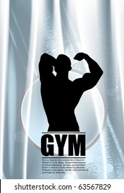 Eps10 Gym vector illustration