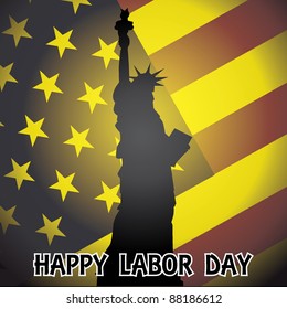 eps10 happy labor day - illustration