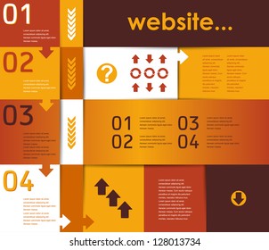 eps10, layout for the website and infographics
