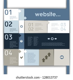 eps10, layout for the website and infographics