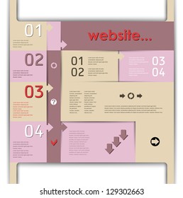 eps10, layout for the website and infographics