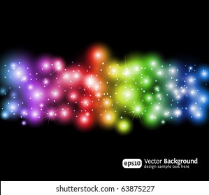 Eps10 light effects background. Modern vector illustration.