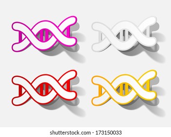 eps10, molecule in the form of a sticker