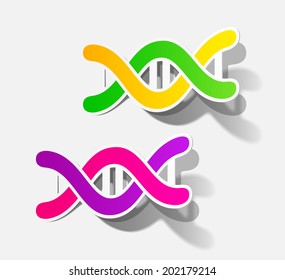 eps10, molecule in the form of a sticker