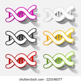 eps10, molecule in the form of a sticker