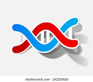 eps10, molecule in the form of a sticker