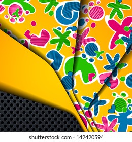 eps10, multi layered abstract background