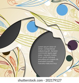 eps10, multi layered abstract background