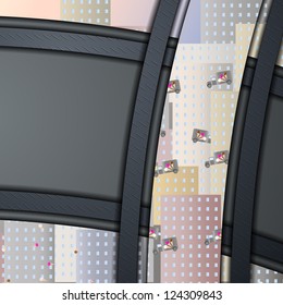 eps10, multi layered urban background