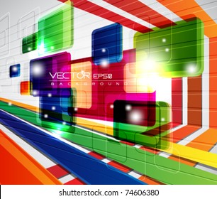 eps10 multicolor abstract vector background