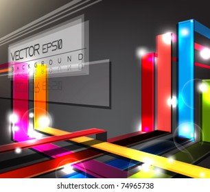 eps10 multicolor abstract vector design