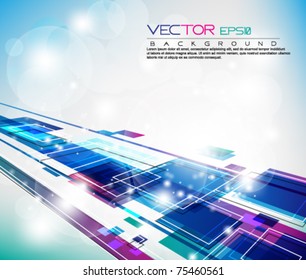 eps10 multicolor futuristic vector abstract design