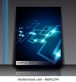 EPS10 Network Vector - Flyer Design