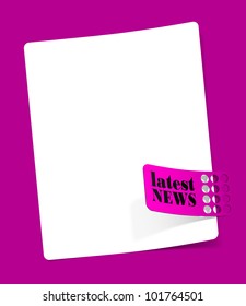 eps10, newsletter, realistic design elements