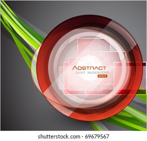 eps10 organic circle background