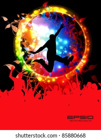 EPS10 Party Event Background