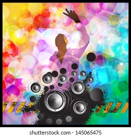 EPS10 Party People Vector Background