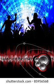 EPS10 party people vector background
