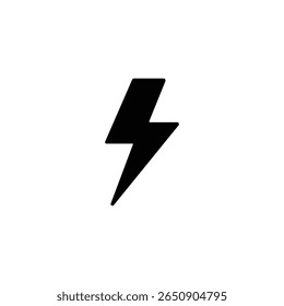 eps10 Power vector solid Icon illustration isolated on white background.