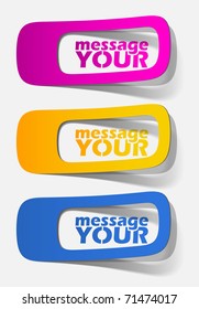 eps10, realistic design elements