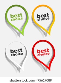 eps10, realistic design elements