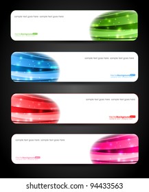 Eps10 Set of Banner Vector Design