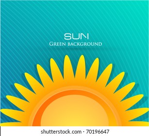 eps10 sun background