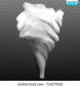 EPS10. Tornado. A hurricane wind. Dangerous cyclone