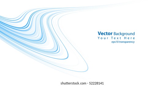 eps10 transparency vector abstract blue lines