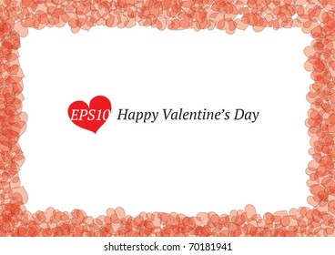Eps10 Valentine's Day frame