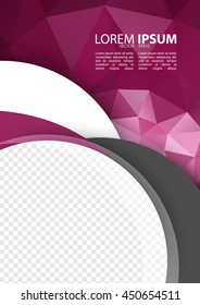eps10 vector, A4 size leaflet pamphlet corporate modern design