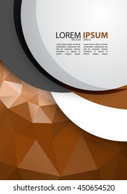 vector eps10, folleto tamaño A4 panfleto diseño moderno corporativo