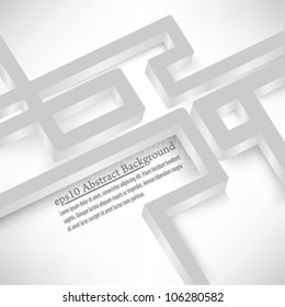 eps10 vector abstract 3D futuristic background
