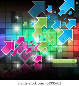 eps10 vector abstract arrow design background