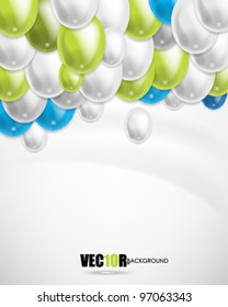 eps10 vector abstract balloon concept design