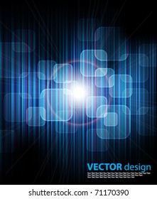 eps10 vector abstract blue stripes design