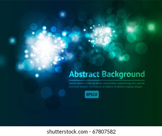 EPS10 vector abstract blur design against dark background