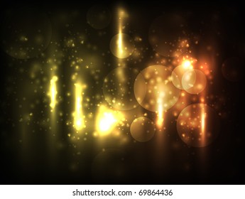EPS10 vector abstract bokeh blur design