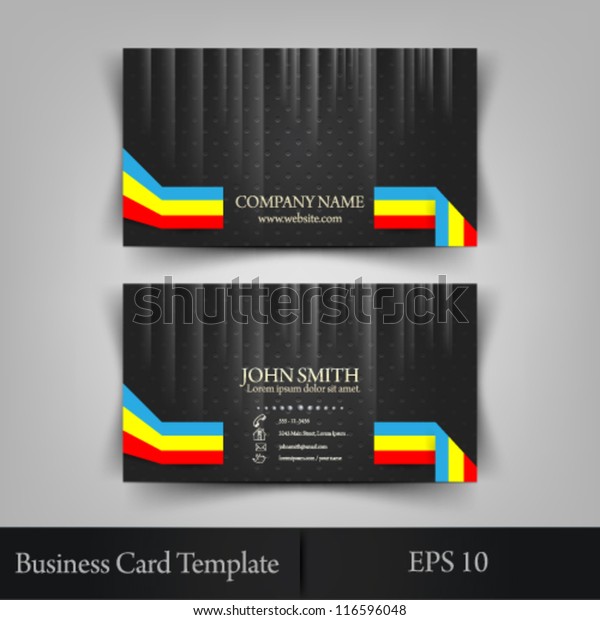 eps10\
vector abstract business card elegant\
template