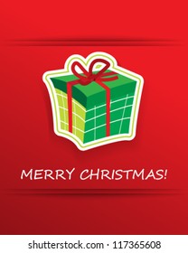 eps10 vector abstract Christmas gift background